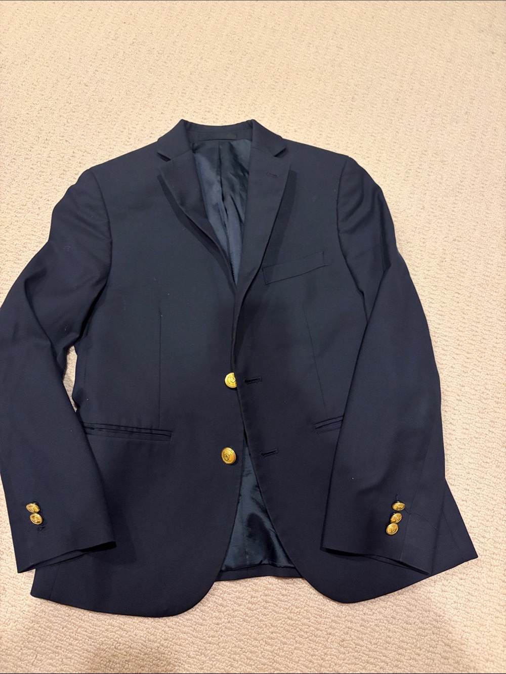 Lauren Ralph Lauren Navy Sport Coat with Gold Buttons
